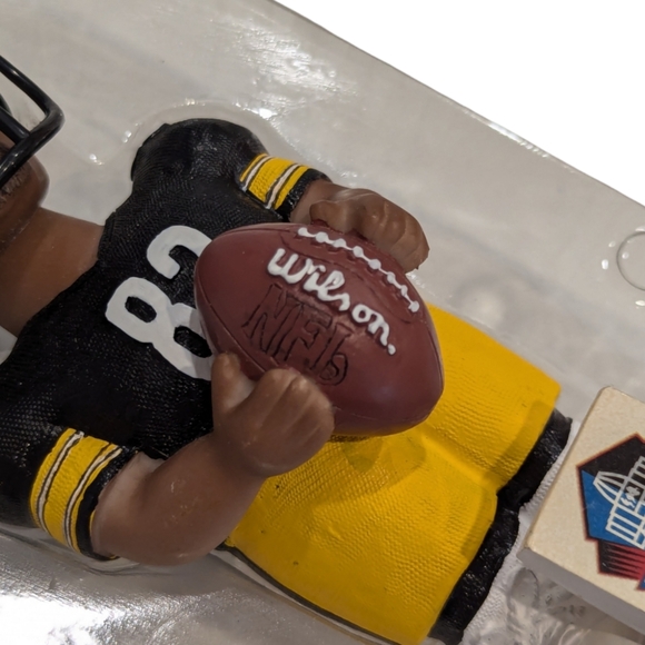 Vtg John Stallworth Pittsburgh Steelers NFL Hall Of Fame Collectible Bobblehead - Picture 8 of 8